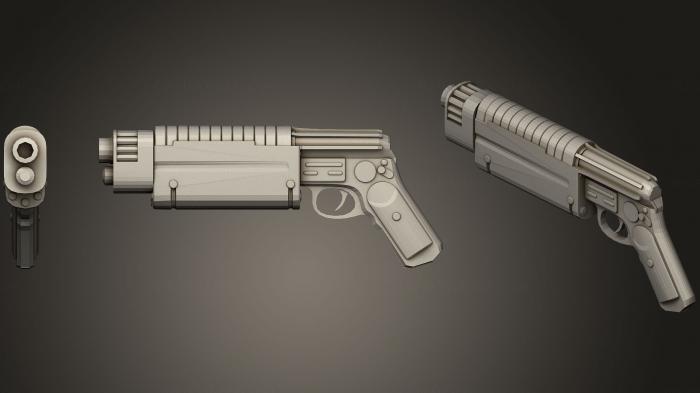 Weapon (WPN_0080) 3D model for CNC machine